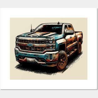 Chevrolet Silverado Posters and Art